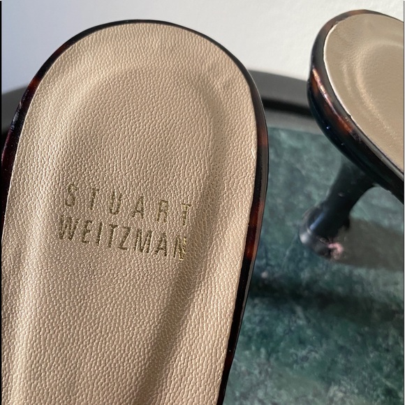 **SOLD** Stuart Weitzman Tortoiseshell Heels - Picture 2 of 3